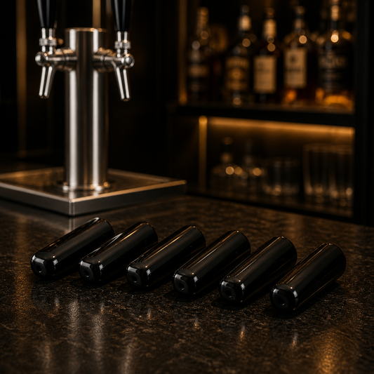 6-Pack Beer Tap Covers – Rubber Faucet Caps for Clean Draft Systems