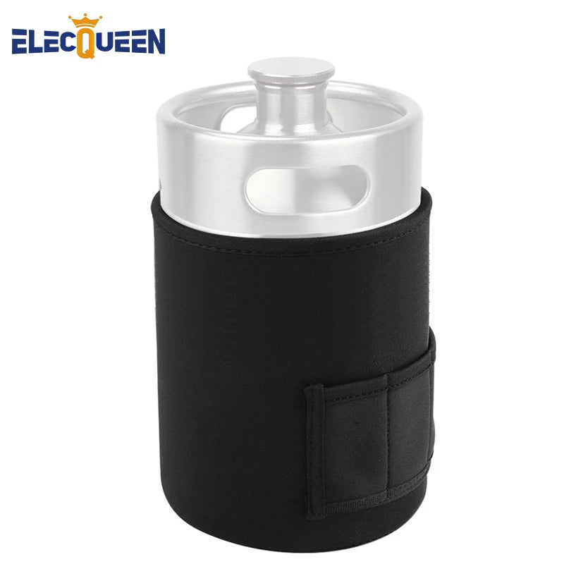 Premium Keg Cooler Jacket – Neoprene Insulated Cover with CO₂ Pocket