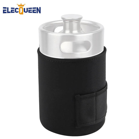 Premium Keg Cooler Jacket – Neoprene Insulated Cover with CO₂ Pocket