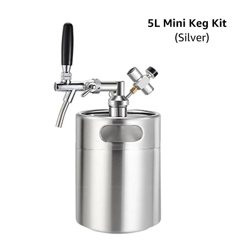 Premium Mini Keg Beer System – Home Draft Kit (3.6L / 5L) - CleanOva