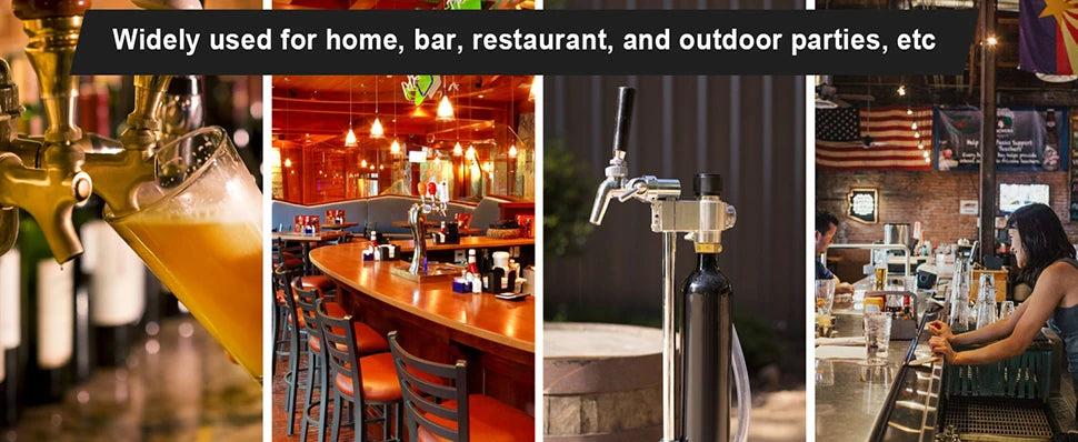6-Pack Beer Tap Covers – Rubber Faucet Caps for Clean Draft Systems