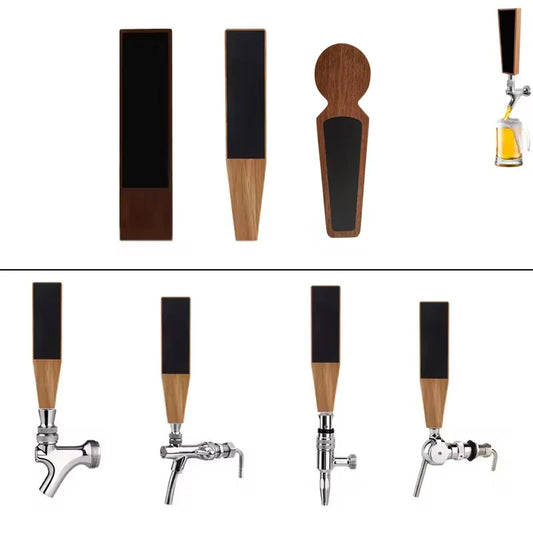 Wooden Beer Tap Handle – Chalkboard Custom Label