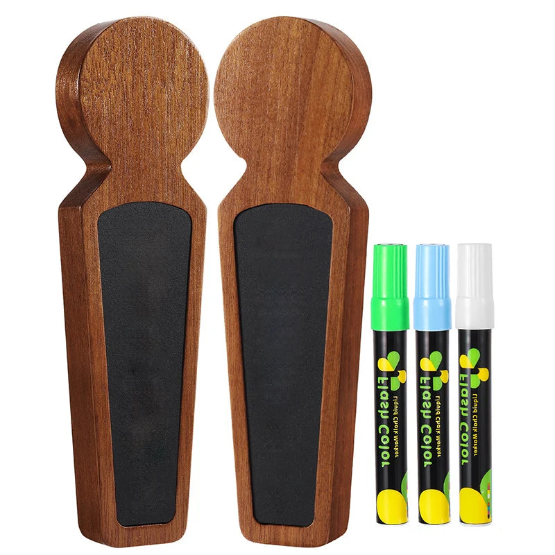Premium Chalkboard Tap Handle – Wooden Customizable Design