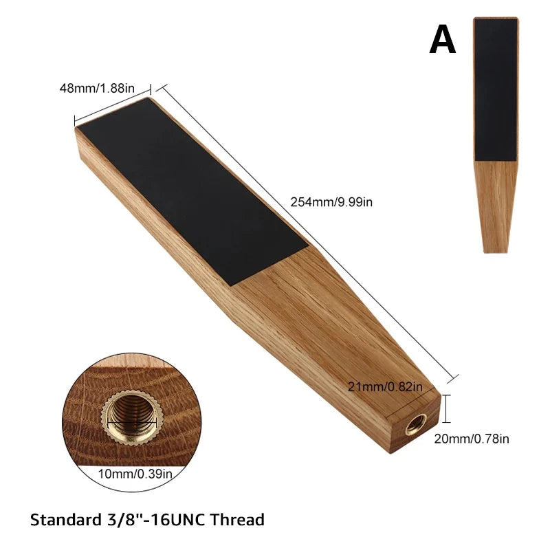 Wooden Beer Tap Handle – Chalkboard Custom Label
