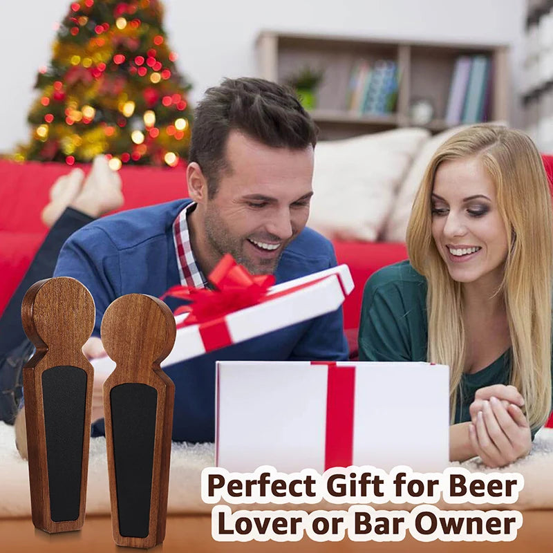 Premium Chalkboard Tap Handle – Wooden Customizable Design